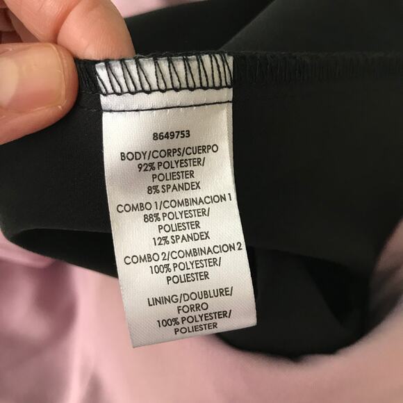 JS Collections Jumpsuit Size 2 Black Wide Leg Floral Flowy Evening Formal‎ READ - Picture 10 of 16